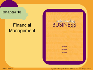 Financial Management Chapter 18