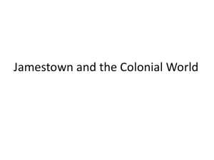 Jamestown and the Colonial World