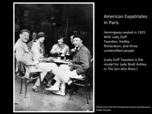 American Expatriates In Paris