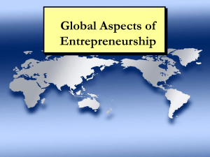 Global Aspects of Entrepreneurship Chapter 15: Global Copyright 2008 Prentice Hall Publishing Company