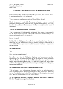 AN221 Dr. Fenella Cannell 25/03/2010 Transcript of Interviews Chloe Evans