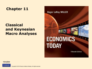 Chapter 11 Classical and Keynesian Macro Analyses