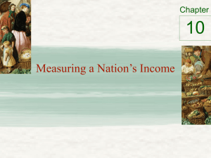 10 Measuring a Nation’s Income Chapter