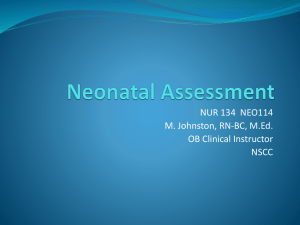 Newborn Assessment Revised
