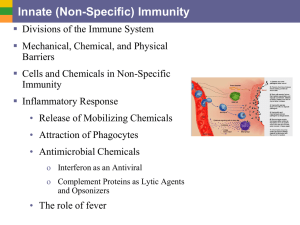 Innate (Non-Specific) Immunity