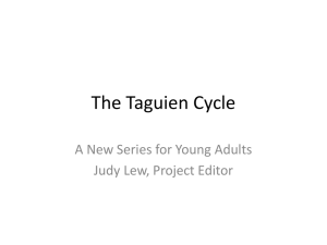 The Taguien Cycle A New Series for Young Adults