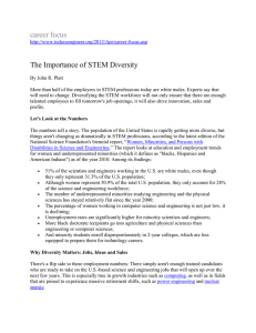 career focus The Importance of STEM Diversity