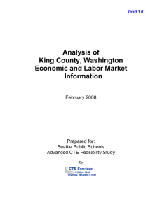 Analysis of King County, Washington Economic and Labor Market Information