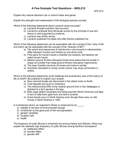 – BIOL212 A Few Example Test Questions