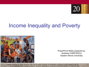 Income Inequality and Poverty PowerPoint Slides prepared by: Andreea CHIRITESCU Eastern Illinois University