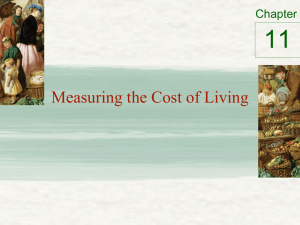 11 Measuring the Cost of Living Chapter