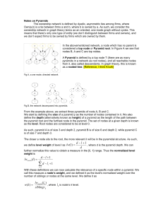 Notes on Pyramids