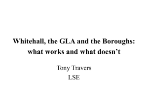 Whitehall, the GLA and the Boroughs: what works and what doesn’t LSE