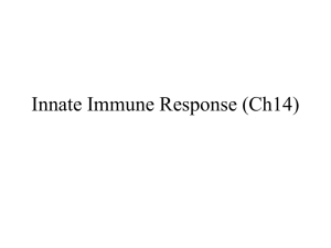 Innate Immune Response (Ch14)