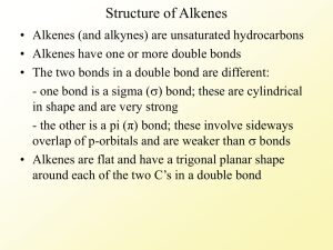 Structure of Alkenes