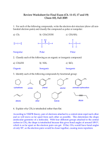 Review Worksheet for Final Exam (Ch. 11-15, 17 and 19)