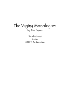 The Vagina Monologues by Eve Ensler The official script