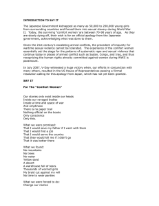 The Japanese Government kidnapped as many as 50,000 to 200,000... from surrounding countries and forced them into sexual slavery during...