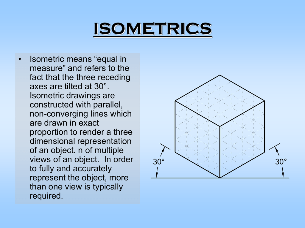 What is isometric drawing  Quora