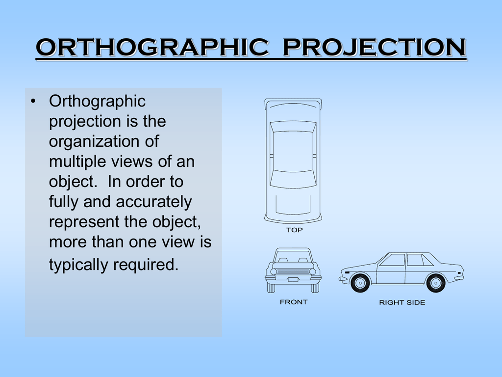 Orthographic projection  Wikipedia