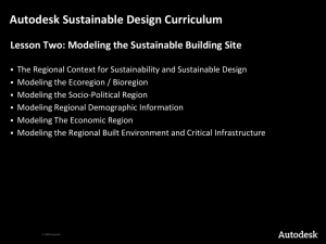 Autodesk Sustainable Design Curriculum Lesson Two: Modeling the Sustainable Building Site