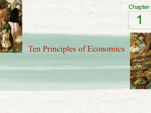 1 Ten Principles of Economics Chapter