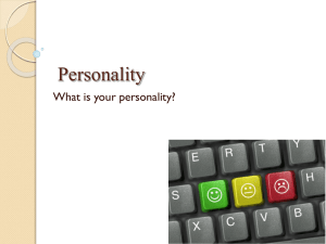 Personality What is your personality?