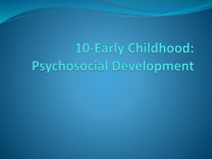 10-Early Childhood-Psychosocial