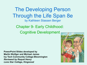 The Developing Person Through the Life Span 8e Chapter 9- Early Childhood: