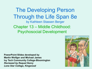 The Developing Person Through the Life Span 8e – Middle Childhood: Chapter 13