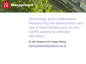Technology and Collaboration: Researching the development and CERN particle accelerator