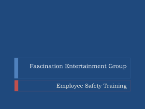 Fascination Entertainment Group Employee Safety Training