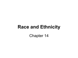 Race and Ethnicity Chapter 14