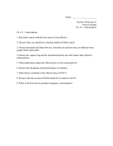 Name: ______________________ Psy/Soc 230 Exam #3 Exam Concepts