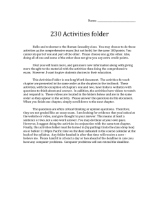 230 Activities folder