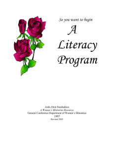 A Literacy Program