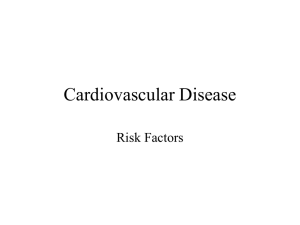 Cardiovascular Disease Risk Factors