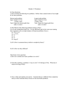 Module 13 Worksheet  In Class Questions