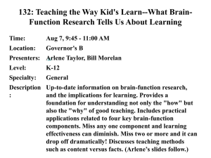 132: Teaching the Way Kid's Learn--What Brain-