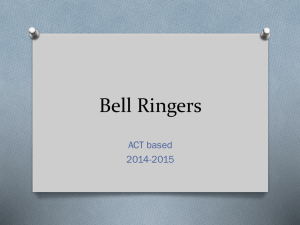 Bell Ringers ACT based 2014-2015