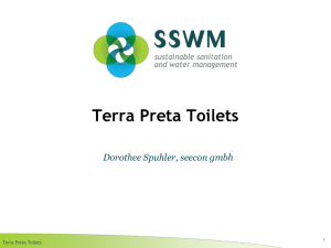 Terra Preta Toilets Dorothee Spuhler, seecon gmbh 1