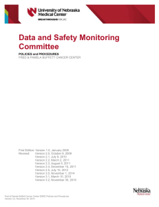 Data and Safety Monitoring Committee