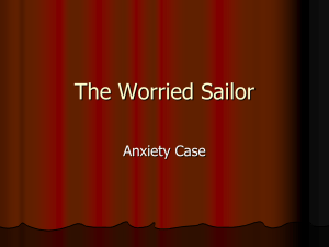 The Worried Sailor Anxiety Case