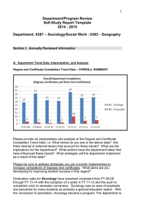 Department/Program Review Self-Study Report Template 2014 - 2015