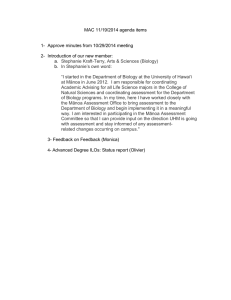 MAC 11/19/2014 agenda items  1-  Approve minutes from 10/29/2014 meeting