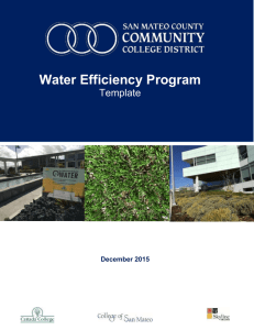 Water Efficiency Program  Template December 2015