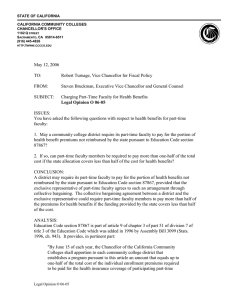 May 12, 2006 TO: Robert Turnage, Vice Chancellor for Fiscal Policy