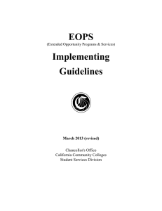 EOPS Implementing Guidelines