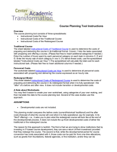 Course Planning Tool Instructions