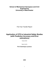Application of CFD to Industrial Safety Studies estimations)